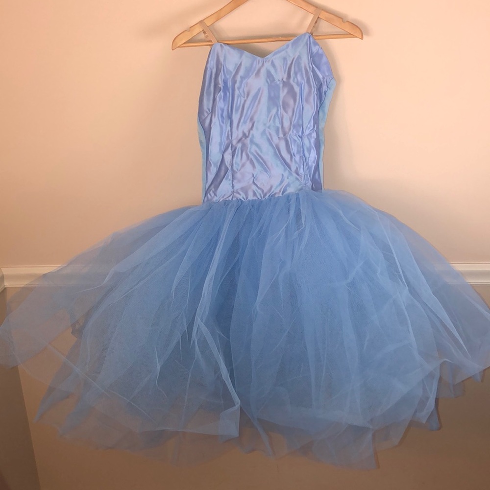 Curtain Call Costumes Blue Ballet Dance Costume 12